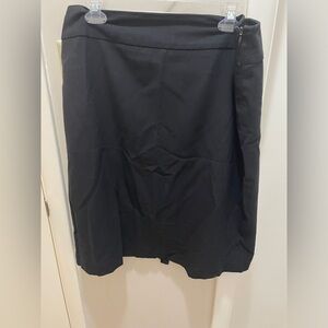 Black mid length skirt